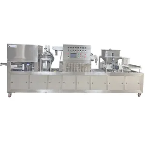 Cereal Popcorn Peanuts Cornflakes Packing Measuring Cup Dosing Filling Sealing Capping Machine