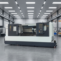 Tour à lit incliné 4 broches automatique robuste 12 axes haute précision avec pompe à roulement Fanuc