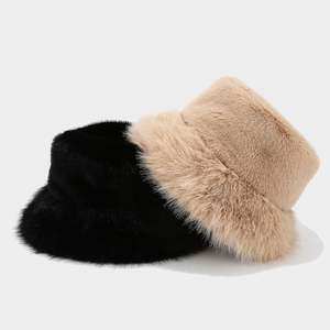 Chapeau Bob Unisexe Hiver Luxe Chaud Décontracté en Fausse Fourrure Douce et Moelleuse Tendance - Product Image 3