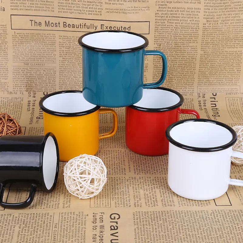 OEM/ODM venda quente porcelana copos café caneca cerâmica esmalte copos caneca