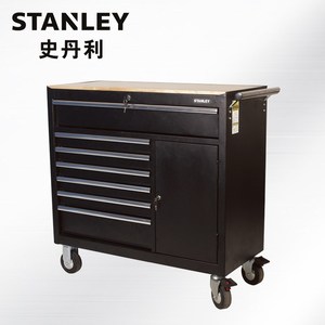Chariot à outils Stanley à 7 tiroirs, chariot de rangement mobile avec serrure et roues pour atelier et réparation - Product Image 3