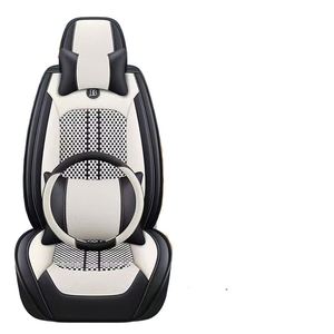 Housses de siège auto en cuir PVC de luxe sur mesure Tuheng 11 pièces, ajustement universel, gris riz, garantie 3 ans, haute qualité - Product Image 5