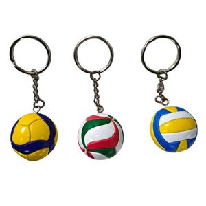 3.8CM <b>Ball</b> Keychain Ornament PVC Pendant Competition Prize Business Gift Mini Volleyball Keychain - Product Image 5
