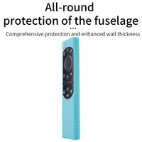 Funda de Silicona Personalizada para Control Remoto de Samsung Smart TV con Código Variable, Batería AAA, Resistente al Agua y a los Golpes