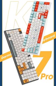 Nouveau arrivé Darmoshark 3 Modes <span class=keywords><strong>TKL</strong></span> 3000mAh Gateron Gpro Switch 98 touches clavier mécanique sans fil pour le fabricant d'origine - Product Image 6