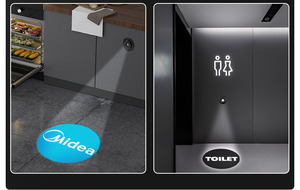 3W Número de Casa Gobo logo Spotlight Logo Todavía <span class=keywords><strong>proyector</strong></span> de lámpara de proyección de imagen - Product Image 3