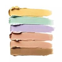 Palette de maquillage visage 6 teintes multi-usages : crème minérale naturelle éclaircissante, correcteur de couleur, contour et blush