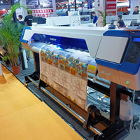 Mesin Cetak UV Format Besar 1.9m 3.2m Roll to Roll untuk Pencetakan Digital UV pada Kulit, Wallpaper, dan Iklan Luar Ruangan