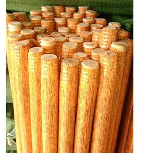 Manche en bois naturel de qualité supérieure, fabriqué en Chine, prix d'usine, personnalisable, prix bas, manche OEM, balai, brosse, manche de balai - Product Image 5