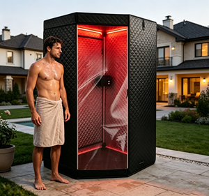 Carpa de Sauna Portátil para Exteriores, Sala de Bienestar con Infrarrojos, Equipo de Recuperación con Calefacción de Espectro Completo - Product Image 1