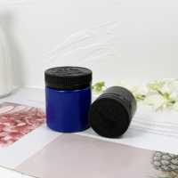 Pot en plastique PET à large ouverture de 100 ml à 1 L avec bouchon à vis pour contenir du gel