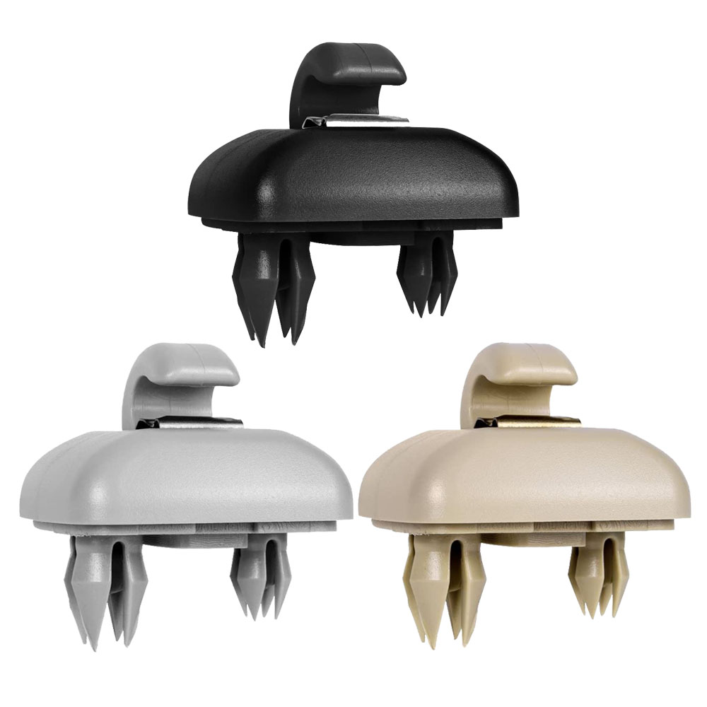 Автомобильный зажим для солнцезащитного козырька, серая внутренняя вешалка, зажим с крючком, кронштейн для Audi A1 A3 S3 A4 S4 Allroad A5 S5 Q3 Q5 8U0857562A, серый