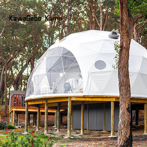 كاواجيبو كامب 8 متر PVC المعرض التجاري للحفلات الفاخرة في الهواء الطلق التخييم Glamping كوخ الإسكيمو قبة جيوديسية فندق مع حمام - Product Image 1