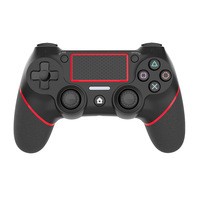 Manette de jeu sans fil PS-4/Slim/Pro avec fonction BT, télécommande pour console P4 avec joystick à vibration, amusante pour le jeu