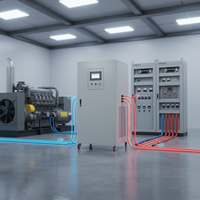 Alimentation électrique à fréquence variable AC-AC haute efficacité 40KW 380V Stabilisateur de tension 50/60Hz