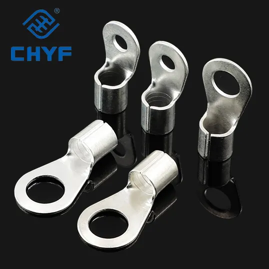 SC, OT type Copper Electrical Terminal Cable Lug, Tinned Copper Ring Terminals cold pressed crimp-terminal