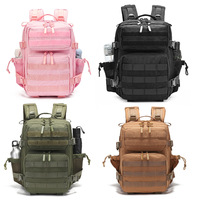 Nouveauté Sac à dos tactique de grande capacité 25L Multifonctionnel Imperméable Sac à dos de sport de plein air Camouflage & Rose disponibles