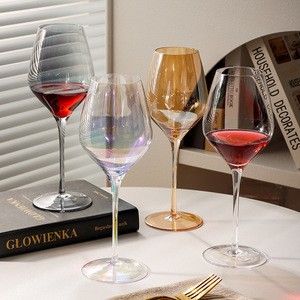 Copa de Vino Tinto de Cristal con Tallo, 301-400 ml, Resistente, para Uso en el Hogar y Fiestas - Product Image 1