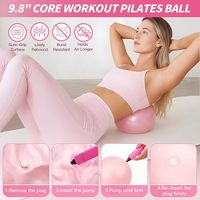 Ensemble de fitness et Pilates pour la maison : Barre d'haltères durable avec logo personnalisé, haltères en silicone, anneaux de musculation, tapis de yoga
