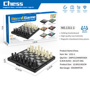 Bán Buôn Giá Thấp Đồ Chơi Giáo Dục Cờ Vua Từ <span class=keywords><strong>Checkers</strong></span> <span class=keywords><strong>Backgammon</strong></span> Thiết Lập Với Có Thể Gập Lại Bàn Cờ Cho Quà Tặng Và Giải Trí - Product Image 4