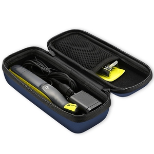 Estuche de viaje de carcasa dura EVA para Afeitadora eléctrica, herramienta de afeitadora de podadora híbrida, bolsas de transporte universales para <span class=keywords><strong>Philips</strong></span> Norelco <span class=keywords><strong>Oneblade</strong></span> - Product Image 1