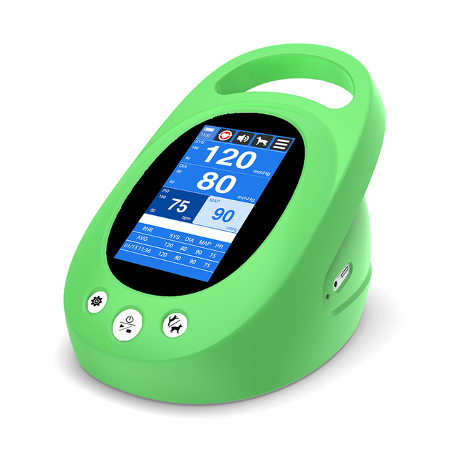 Vet ICU Pet Digital Veterinary Animal Blood Pressure Monitor With 4.3 Inch IPS Touch Screen
