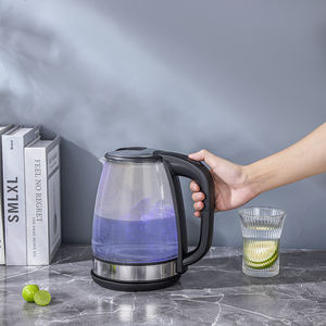 Nouvelle conception Bouilloire électrique en acier inoxydable 220v 1500w avec revêtement inférieur en verre - Product Image 1