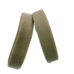<b>Hook</b> and Loop Patches Fastener Sewing <b>Hook</b> and Loop Custom 100% Nylon Oliver Green and Tan Colors <b>Hook</b> and Loop Sew on Tape - Product Image 3