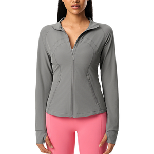 Nouveautés : Chemises de protection solaire à séchage rapide, fermeture éclair intégrale, col montant, longueur intégrale, protection UPF 50+, vêtements pour femmes adultes - Product Image 3