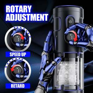Godemiché Automatique Télescopique Rotatif à Vitesse Infinie pour Hommes – Jouet Adulte en Gros - Product Image 3