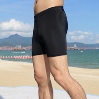 Shorts de bain pour hommes résistants au chlore UPF 50, extensibles dans 4 directions, séchage rapide, écologiques, en Spandex/Nylon, pour la course, sérigraphiés