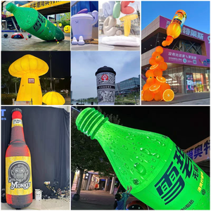 <span class=keywords><strong>Tasse</strong></span> à café gonflable géante de promotion d'événement de LOGO personnalisé pour le modèle gonflable de bouteille de thé de lait de publicité - Product Image 5