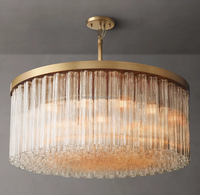 Lustre en verre soufflé de Murano, art moderne, romantique et créatif, pour salle à manger, chambre à coucher, simple et rond