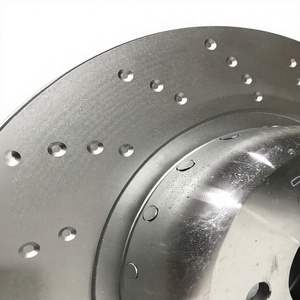 34216878180 Disque de frein ventilé perforé à succès, disque de frein avant droit pour Série 5 G30 Série 7 G11 G12 370X24 - Product Image 6