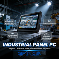 OEM/ODM Industrial Computer IP65 Waterproof 21.5 Inch PCAP Touch Screen Industrial Panel PC Windows Android 4GB/8GB/16GB RAM