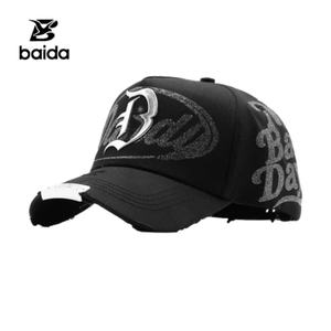 Casquettes de baseball en coton G5 Gorras Thirty-One 31 personnalisées, design vieilli avec accents métalliques, vente en gros - Product Image 1