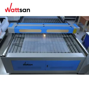 Wattsan 1525 평면 침대 100 와트 130 와트 150 와트 co2 cnc 레이저 절단 기계