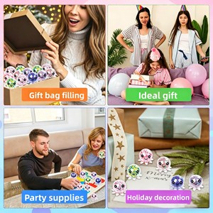 Hot TPR Material Cartoon Octopus Pinch Music Decompression Vent <b>Creative</b> Squishy Fidget Toy with Gravure Printing Children Adult - Product Image 5