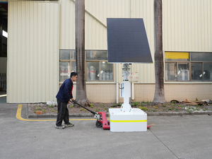 Biglux xách tay năng lượng mặt trời Camera an ninh di động tháp giám sát CCTV Trailer năng lượng mặt trời hệ thống năng lượng với mạng starlink Camera - Product Image 5
