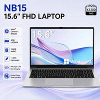 Nouvel ordinateur portable Intel N4020 sans ventilateur, 15,6 pouces FHD, 4 Go de RAM, 128 Go de SSD, silencieux, pour étudiants et usage domestique aux États-Unis