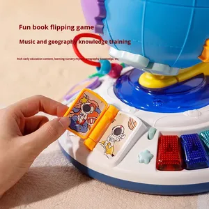 Interactive <span class=keywords><strong>globo</strong></span> di plastica Puzzle per bambini educativo precoce Bead Maze Map con Storytelling Finger Fine abilità motorie giocattolo - Product Image 4