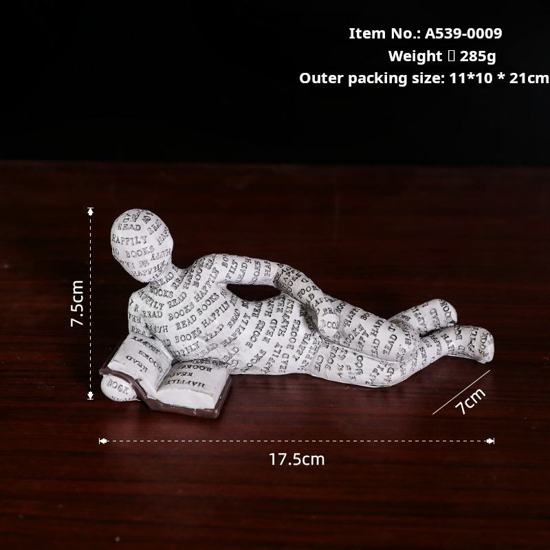 Lectura DE LA CARTA mientras está acostado en el lado a539-0009