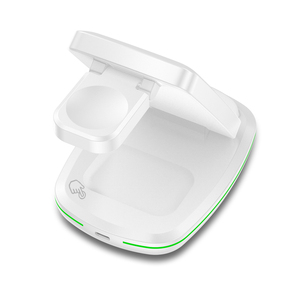 OEM 3 en 1 inalámbrico plegable 15W cargador rápido estación de <span class=keywords><strong>carga</strong></span> magnética soporte de teléfono base para Iphone Iwatch <span class=keywords><strong>Airpods</strong></span> <span class=keywords><strong>Pro</strong></span> - Product Image 6