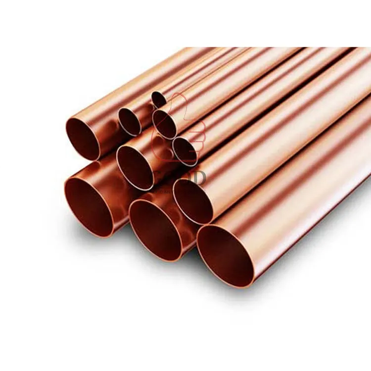 Premium Quality 0.8 thickness air conditioner astm copper pipes chrome 50m copper pipes rectangular