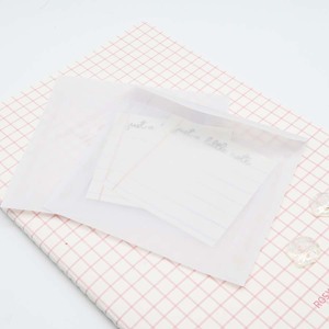 Tarjetas de invitación de papel glassine personalizadas al por mayor, sobre de papel pergamino vitela translúcido - Product Image 4