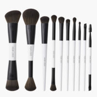 Pinceau cosmétique végétalien minimaliste avec poils synthétiques doux pour les marques de beauté écoresponsables – Fabrication OEM ODM