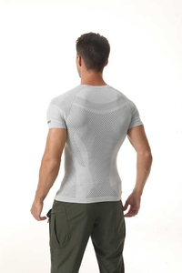 Camiseta Deportiva Transpirable Negra para Hombre SFB WSD02 ESDY con Diseño de Paneles de Malla para Uso Activo en Todas las Estaciones, Hecha en China - Product Image 6