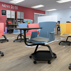 Hội Nghị Stackable Đào Tạo Phòng Dành Cho Người Lớn Nghiên Cứu Lớp Học Viết Bàn Ghế Di Chuyển Đào Tạo Xoay Ghế Với Bảng Đính Kèm - Product Image 1