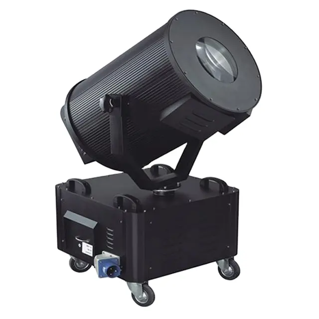 High power 2000w-5000w RGBW outdoor super led sky beam rose moving head city searchlight for Advertising building