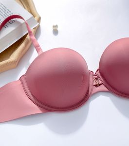 Traceless cross-gương phụ nữ áo ngực kích thước lớn traceless chống chảy xệ thoáng khí cho thấy ngực nhỏ cho ngực lớn phụ nữ - Product Image 4